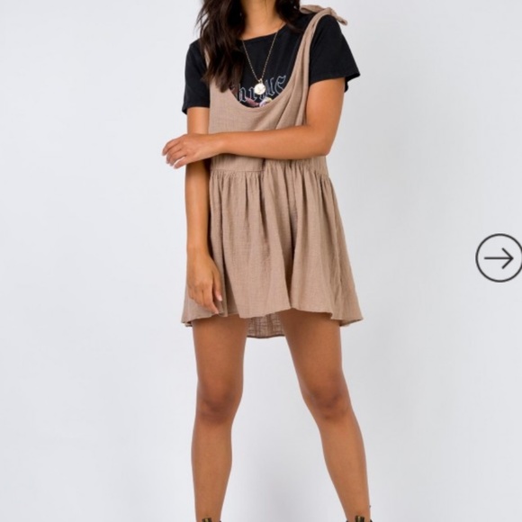 Princess Polly Juniper Mini Dress Mocha 